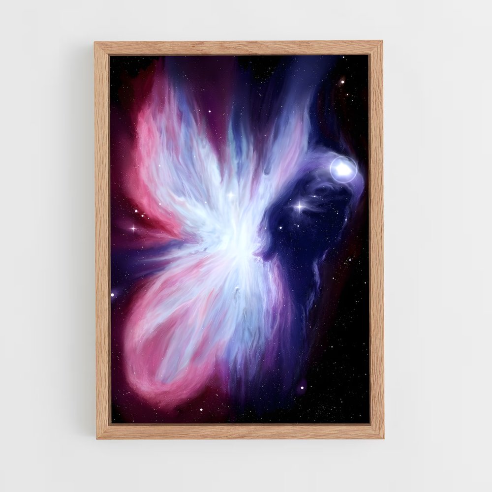 Poster Nébulosité Papillon – affiche Nébuleuses (vue 4)